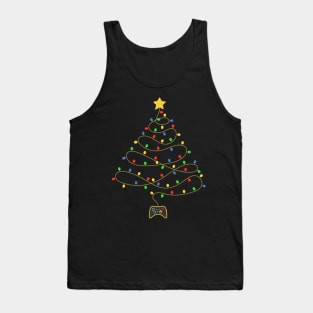 Christmas Lights Game Controller Tank Top